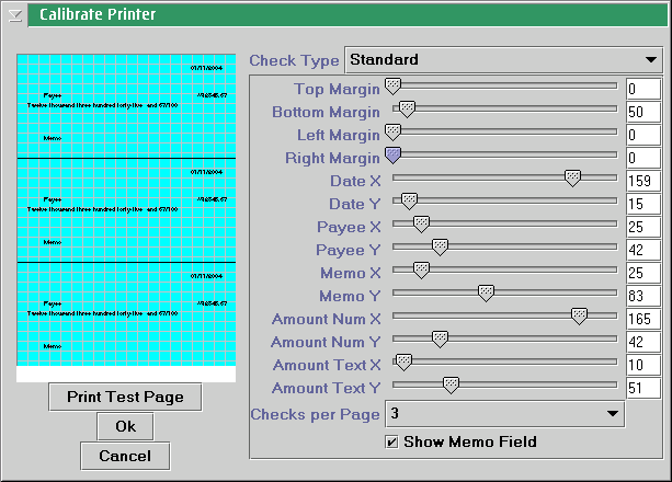 Moneydance Cheque Printing